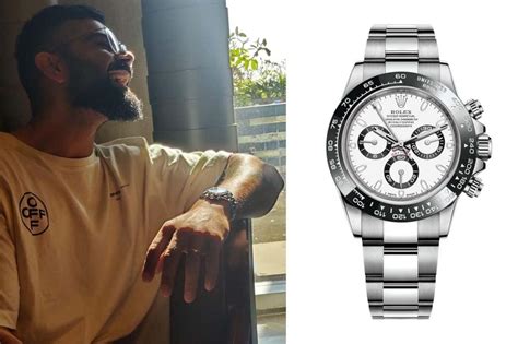 rolex daytona virat kohli|Virat Kohli Rolex watch.